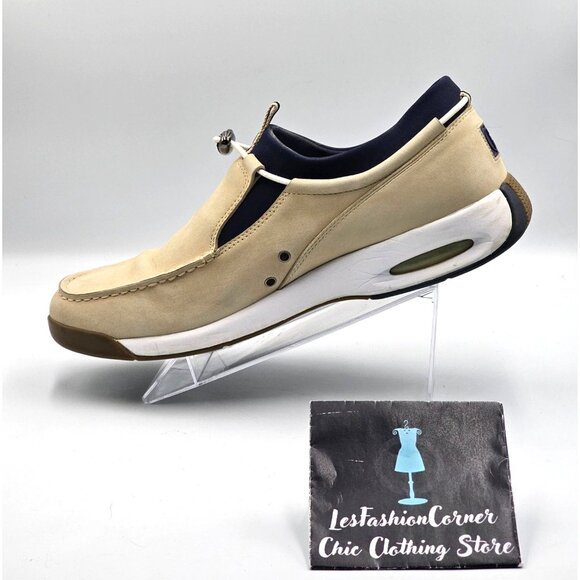 Cole Haan Air Men's Beige Nubuck Moc Toe Casual Slip-On Loafers Size 13 3028 - Picture 13 of 15